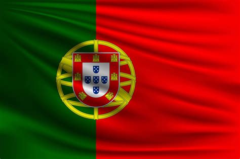 wie sieht die flagge von portugal aus